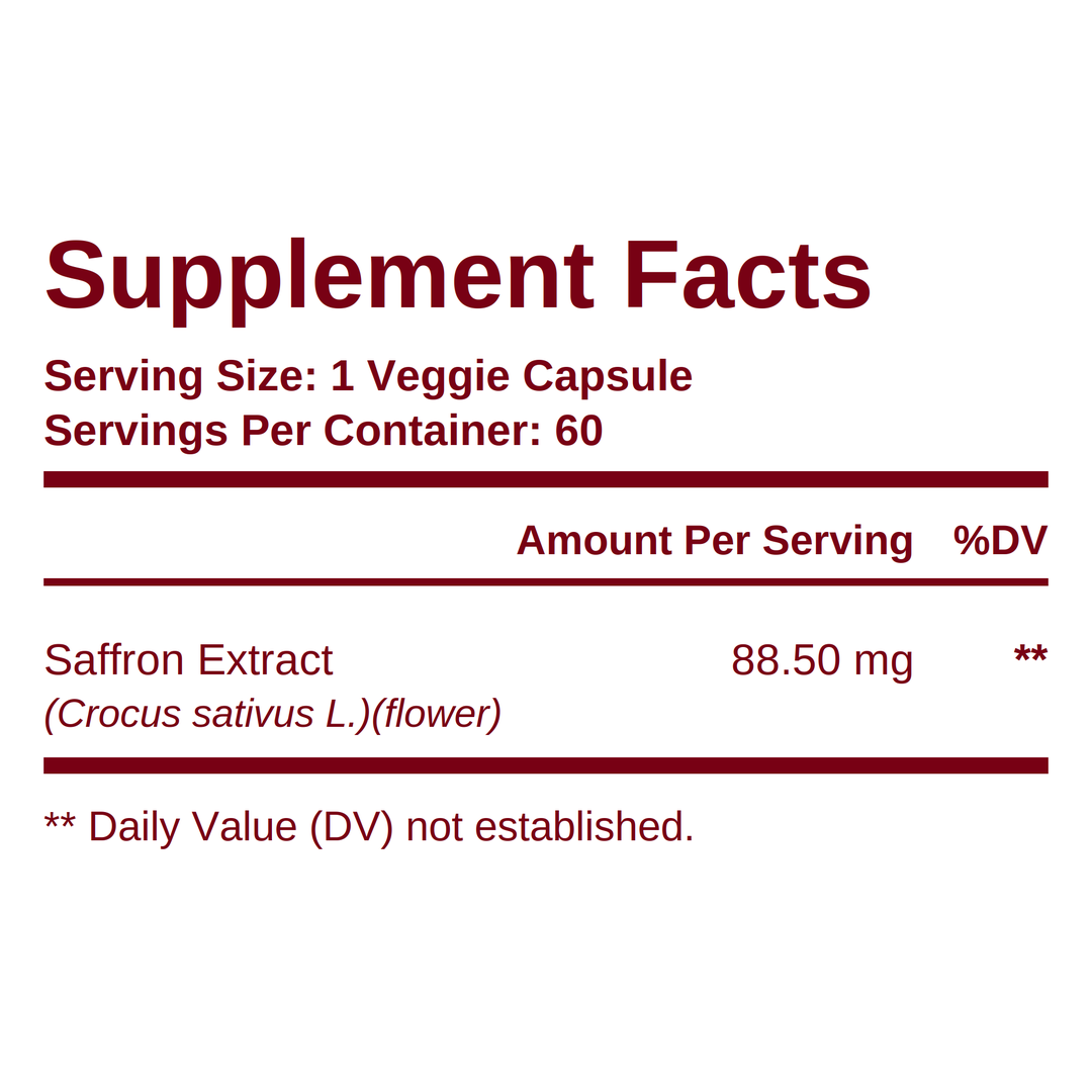 Orchid Pure Saffron Extract Capsules